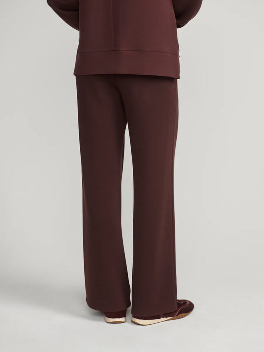 The Deep Mahogany Wide Leg Pant 30"