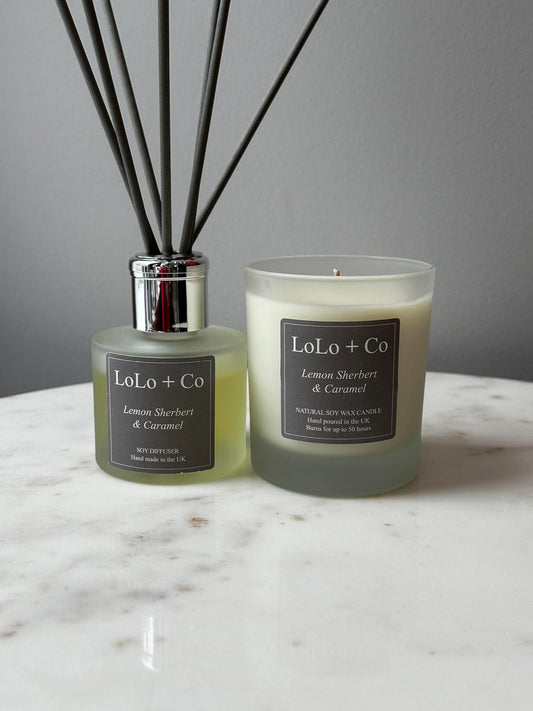 Lemon Sherbet and Caramel Home Fragrance