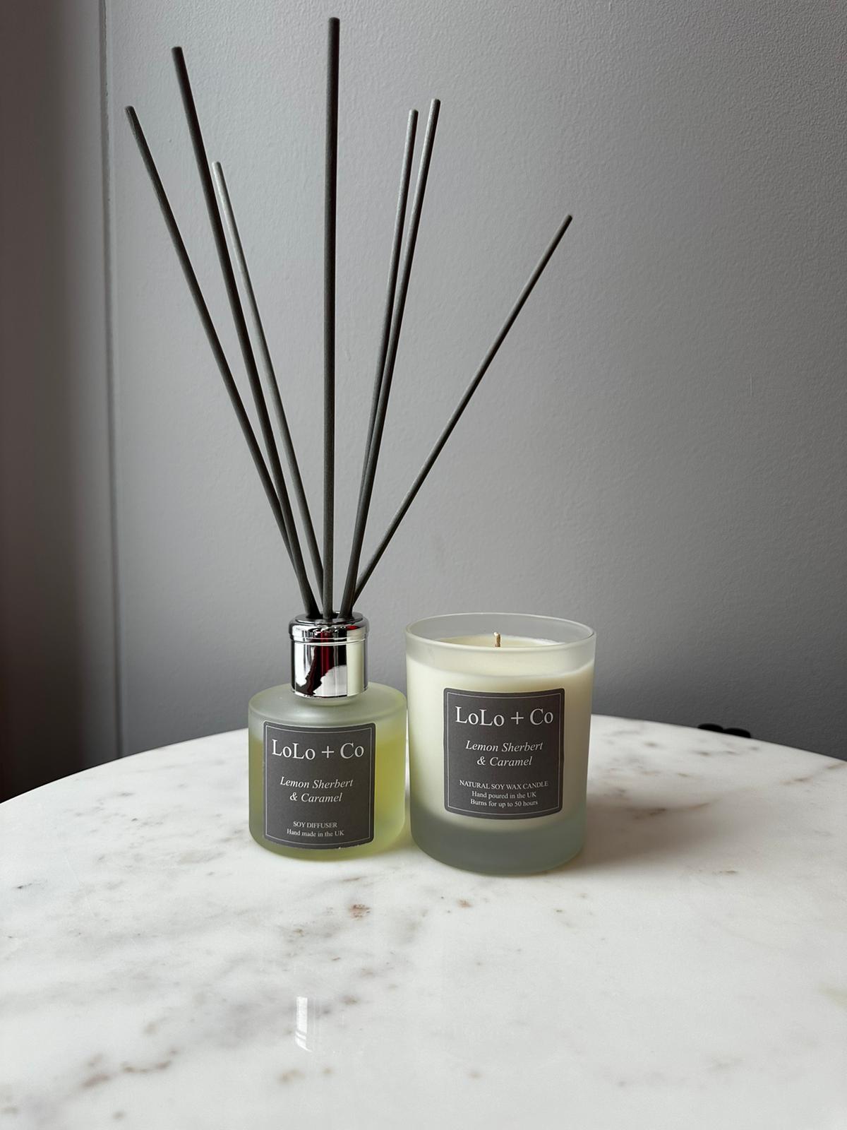 Lemon Sherbet and Caramel Home Fragrance