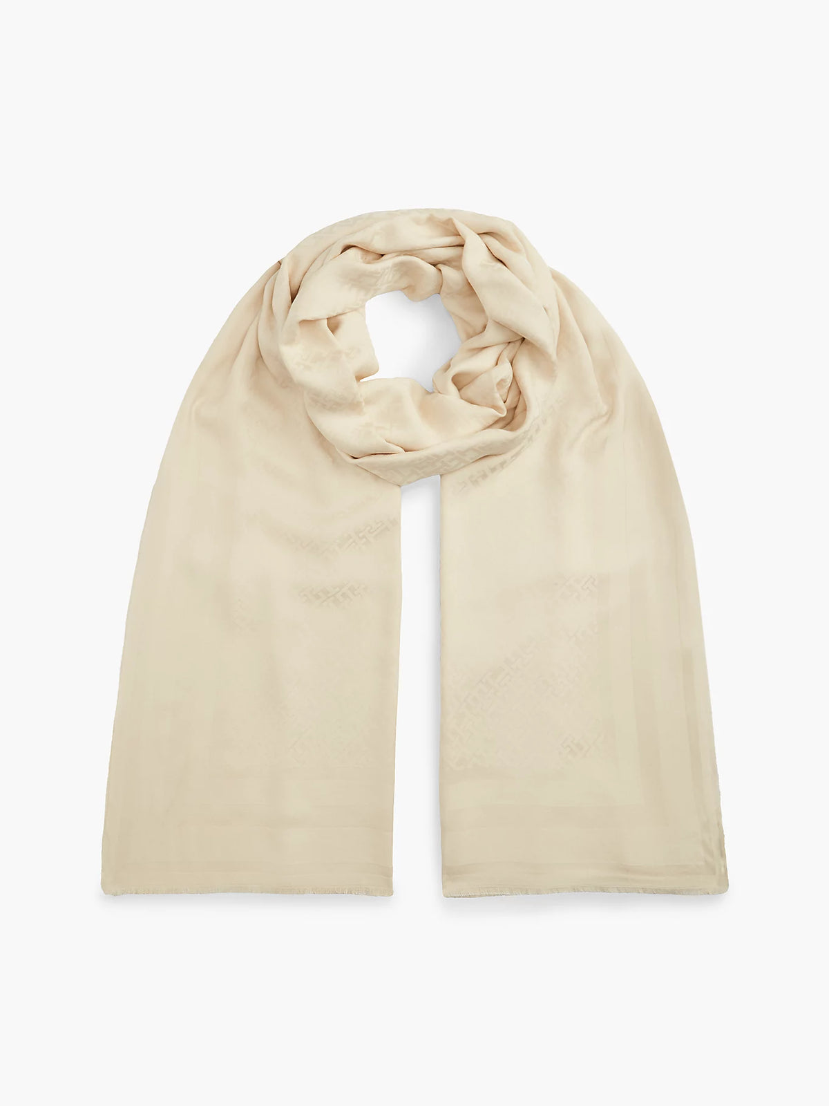Tonal TH Sugarcane Monogram Scarf