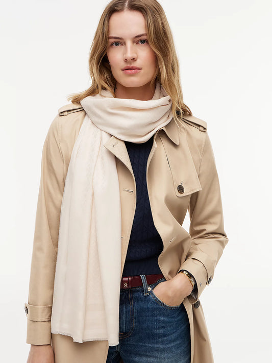 Tonal TH Sugarcane Monogram Scarf