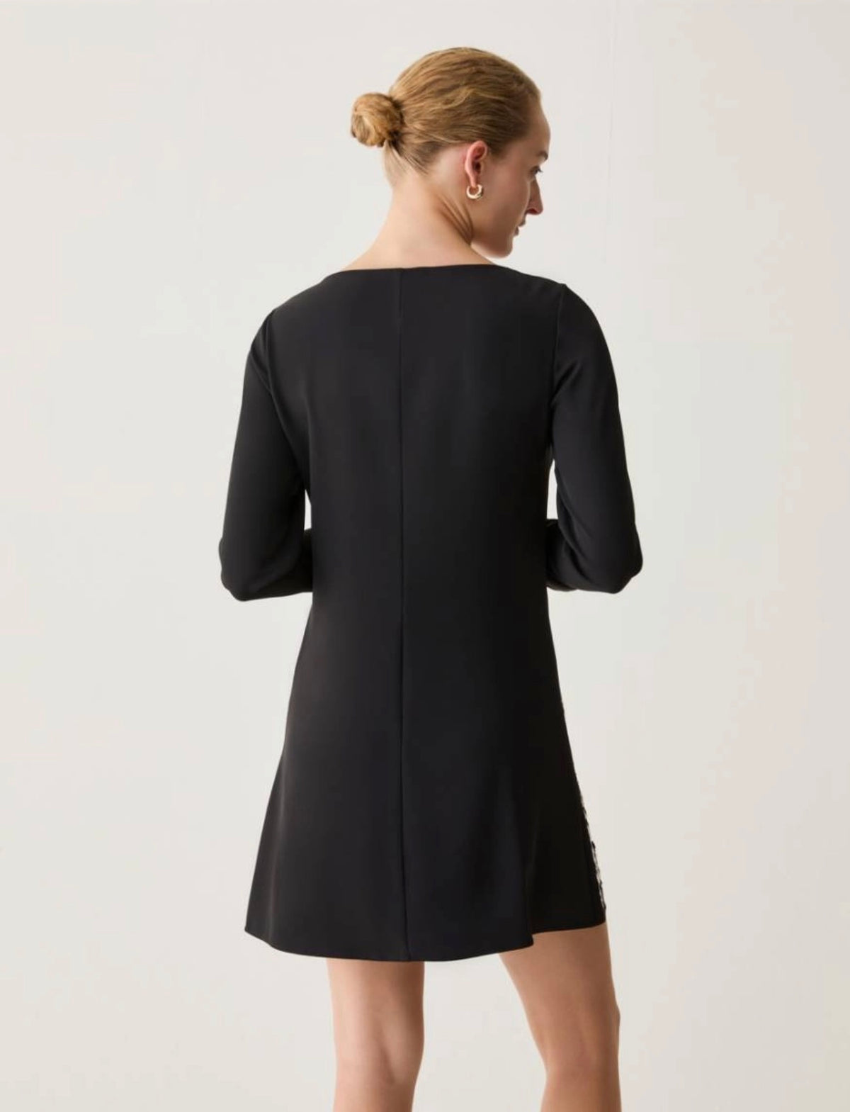 PB Black Sequin Shift Dress