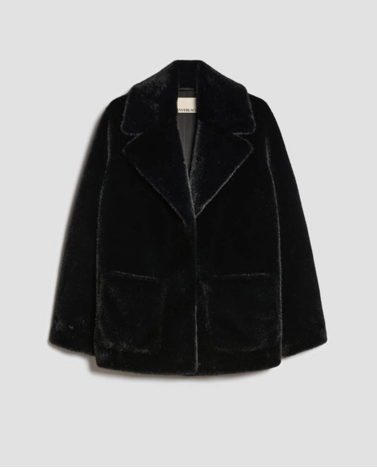 Penny Iconic Black Fur Coat