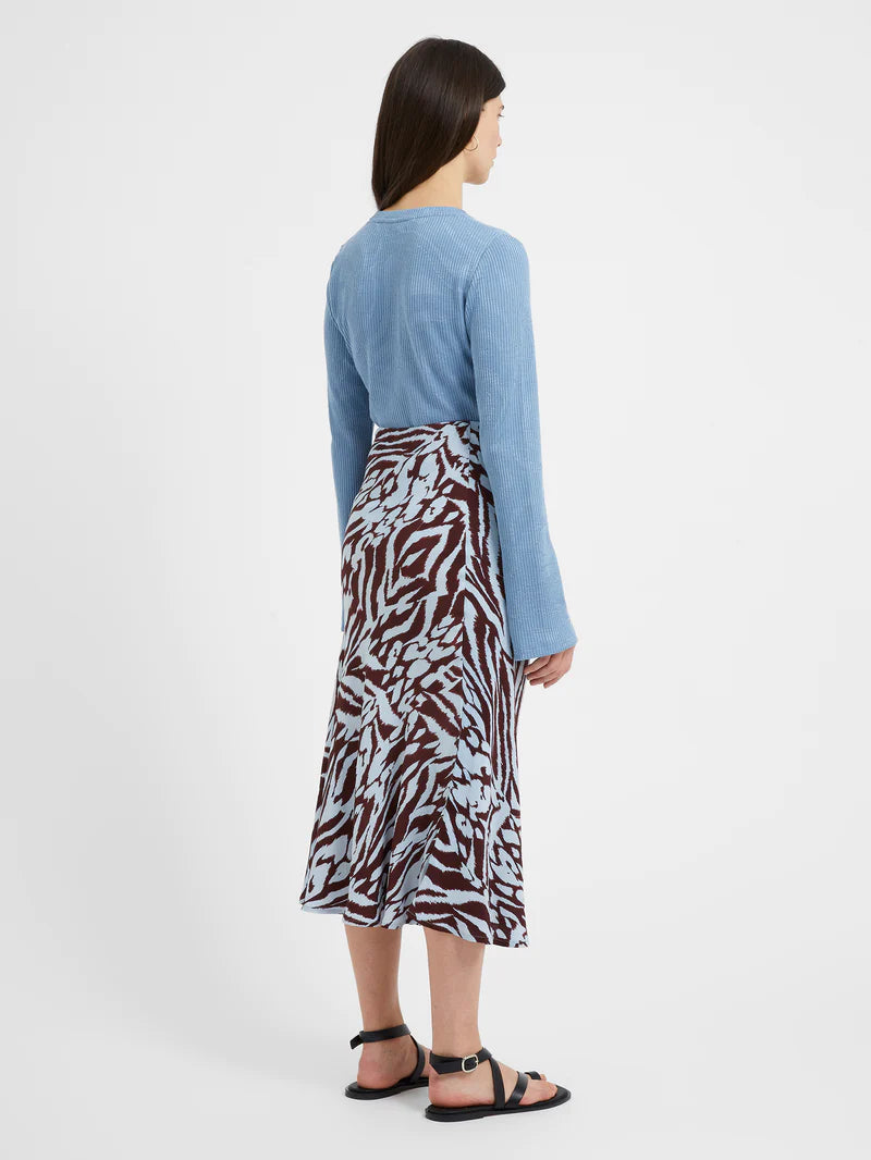 Abstract Animal Slip Skirt
