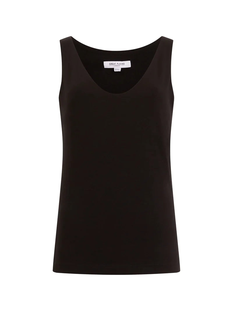 Core Organic Fitted Tank Top With Support