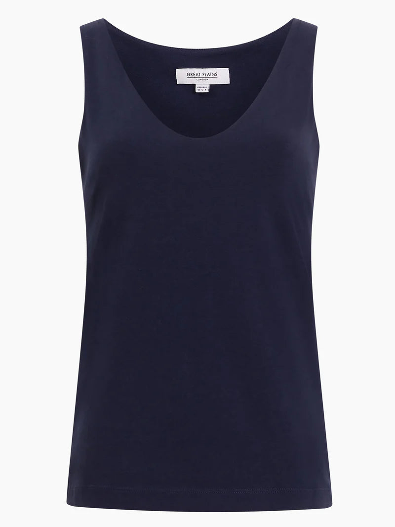 Core Organic Fitted Tank Top With Support