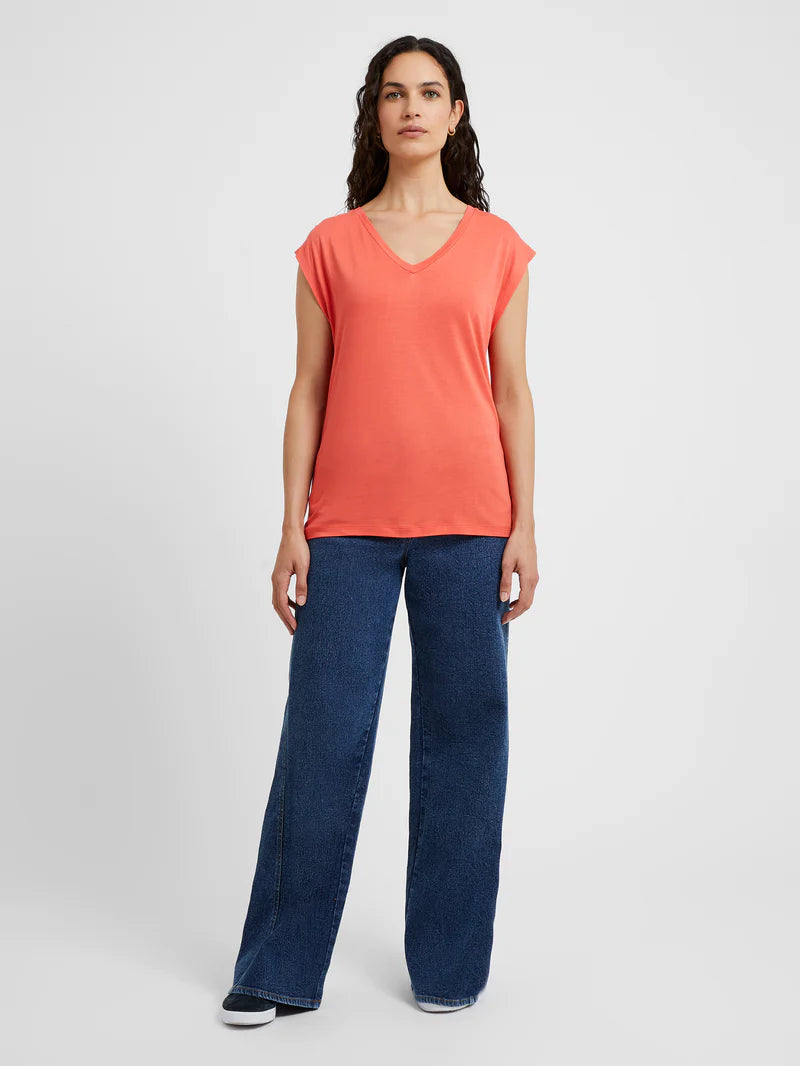 Soft Touch Jersey V-Neck Top