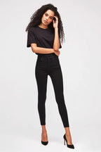 The Aubrey Slim Illusion Luxe Black Skinny Gravity Jeans