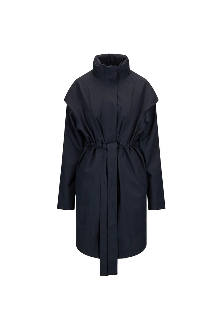 Monsun Coat - Dark Navy