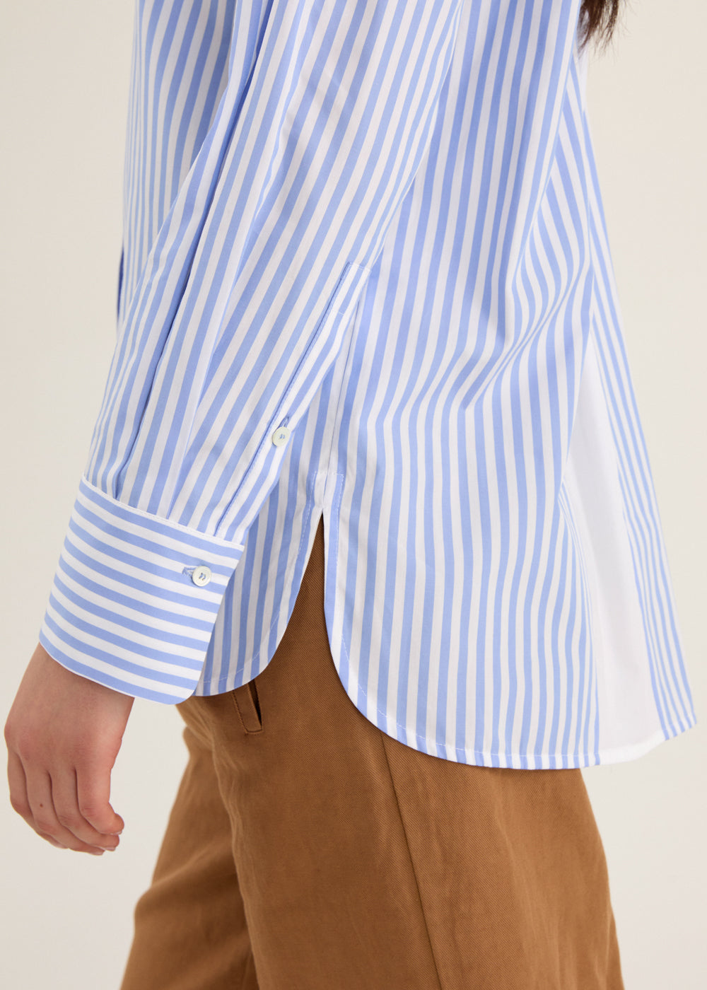 Long Sleeve Shirt with Pleats
