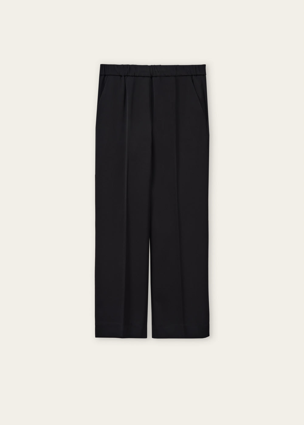 Straight Leg Elasticated Trousers