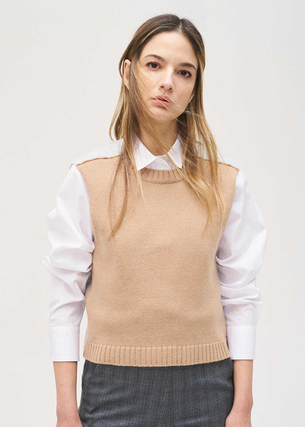 The Colourblock Vest Knit