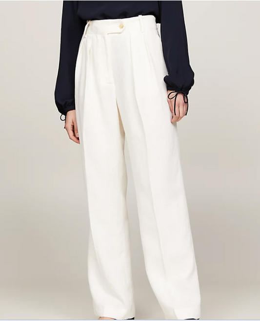 Elevated Linen Relaxed Trousers