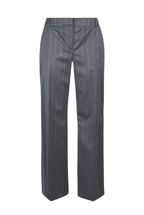 Purotatto - Grey Pinstripe Trousers