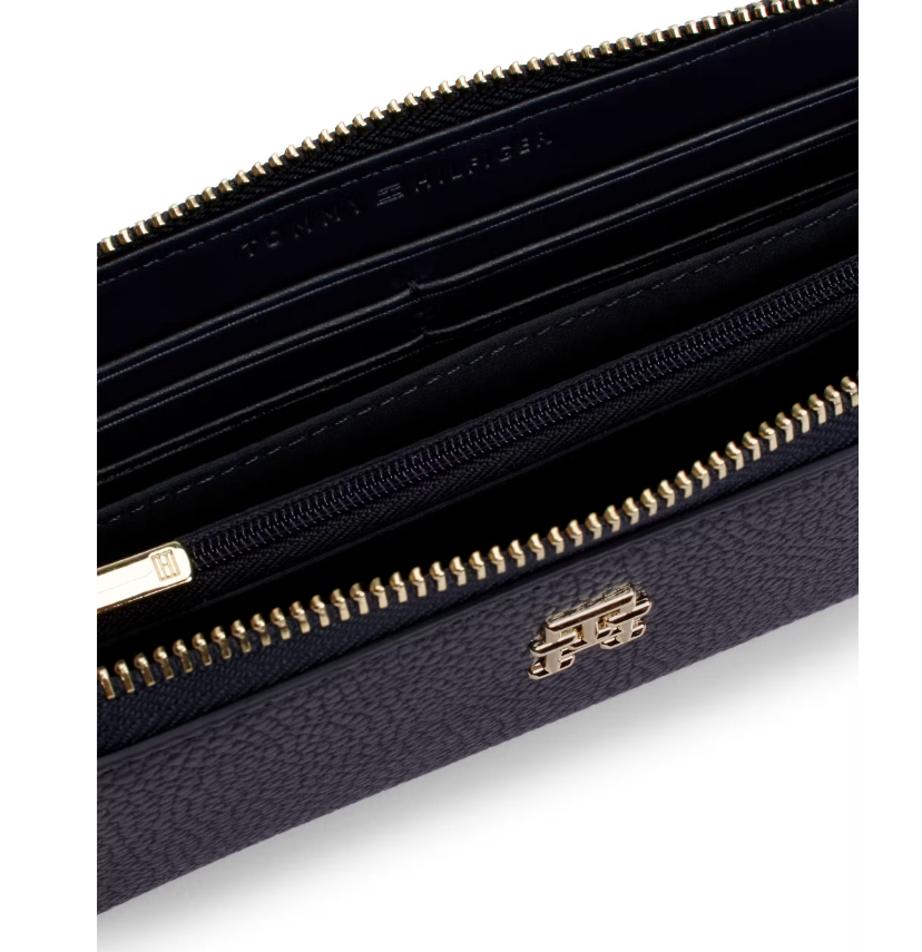 Tommy Hilfiger Logo Zip Purse - Navy