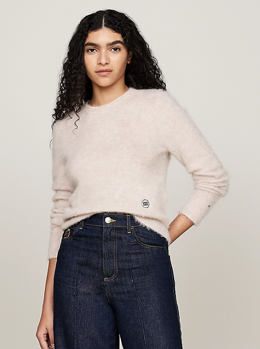 Alpaca Blend Crew Neck Jumper