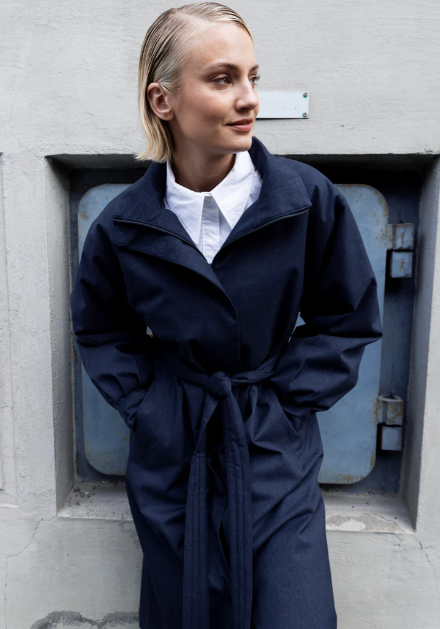Rossby Maxi Coat - Navy
