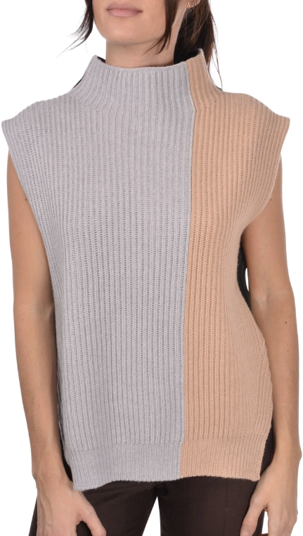 Colour Block Sleeveless