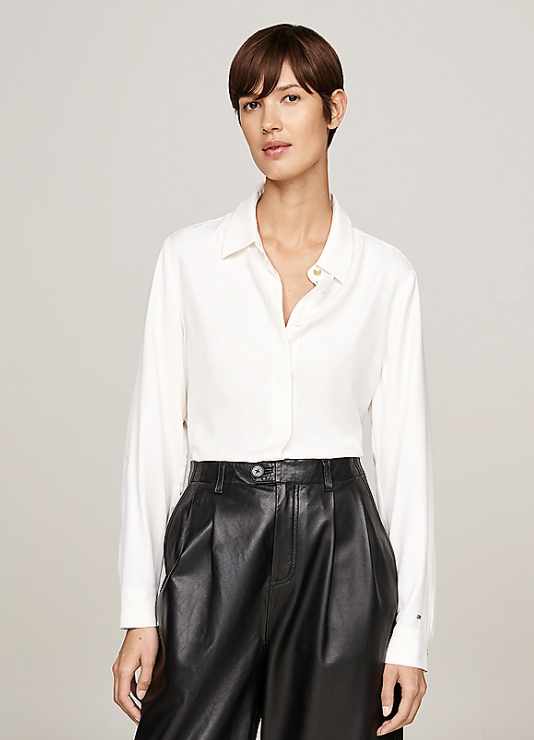 Fluid Viscose Regular Shirt