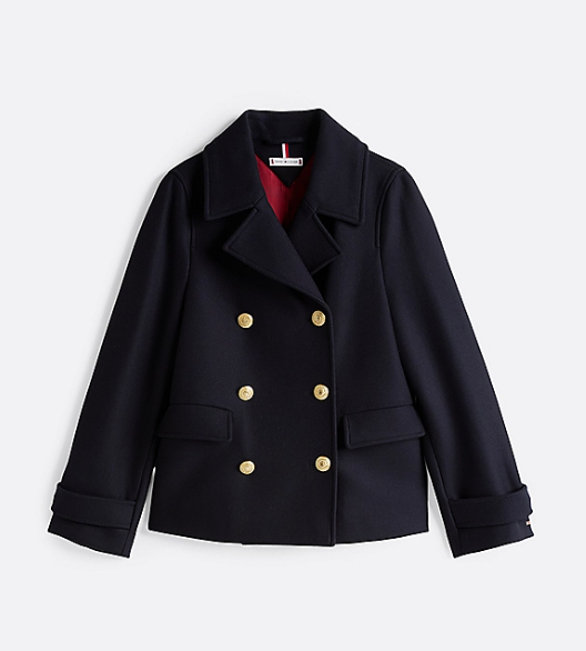 Double Faced Relaxed Peacoat