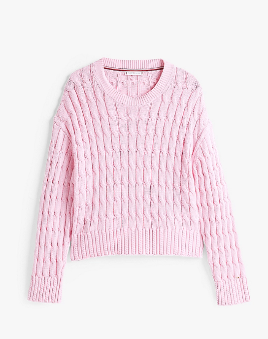 Cable Knit Crew Neck Jumper