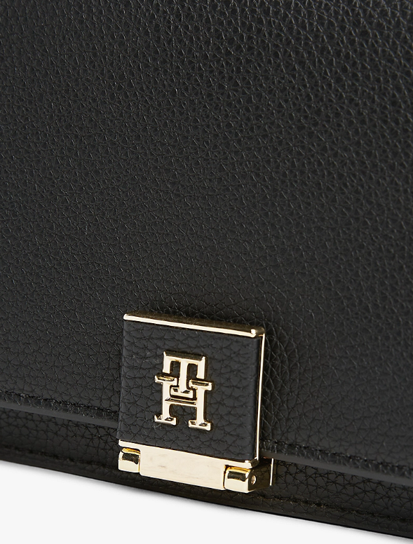 Tommy Hilfiger Monogram Crossbody Bag Black