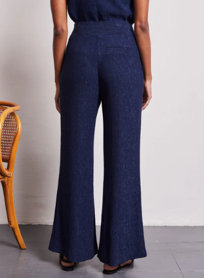 Summer Wide Leg Crinkle Palazzo Pant