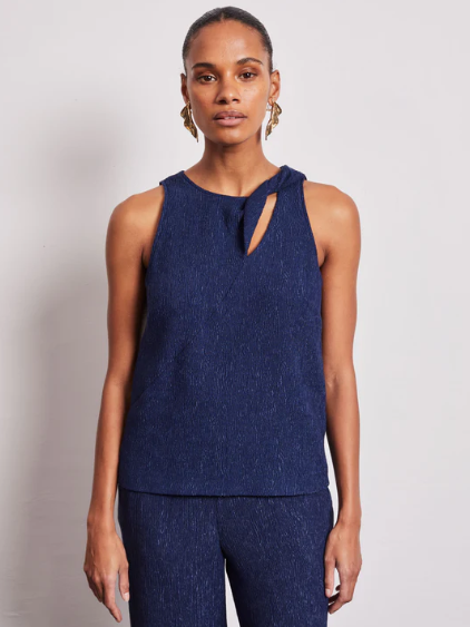 Matilda Crinkle Sleeveless Top