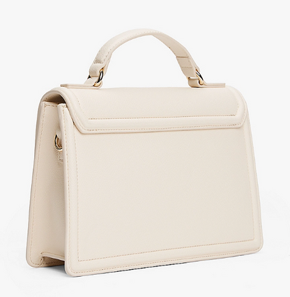 Turn Lock Crossbody Satchel