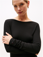 Ribbed Midi Fit And Flare Dress