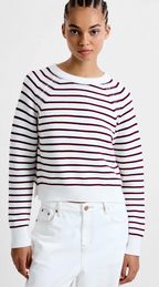 Lily Mozart Stripe Crew Neck Jumper