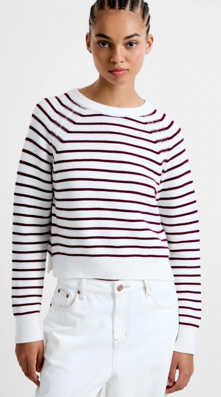Lily Mozart Stripe Crew Neck Jumper