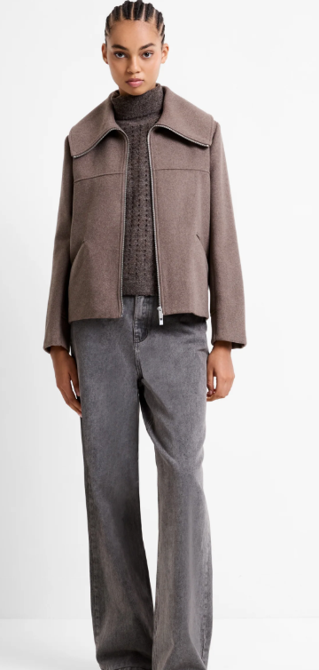 Devita Wool Collared Coat