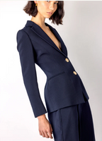 The Sidney Structured Navy Blazer
