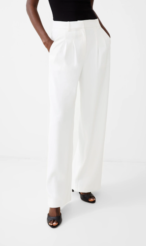 Harrie White Tailored Trousers