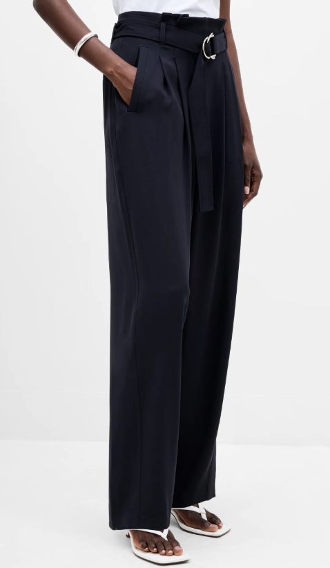 Belted Wide Leg Trousers