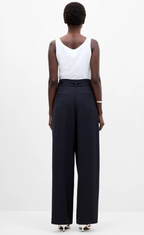 Belted Wide Leg Trousers