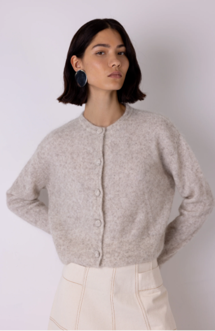 The Lila Oat Soft Cardi