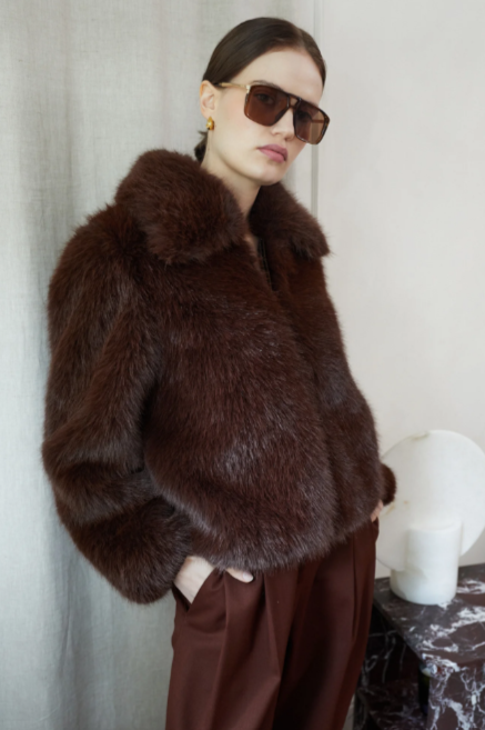 Indie Short Hair Cosy Jacket