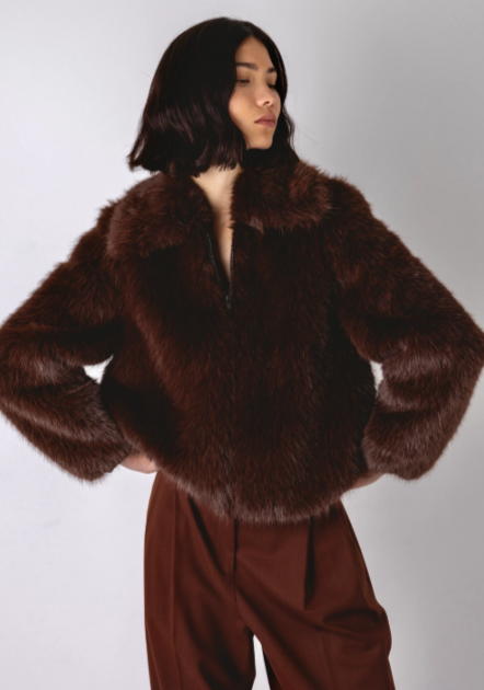 Indie Short Hair Cosy Jacket