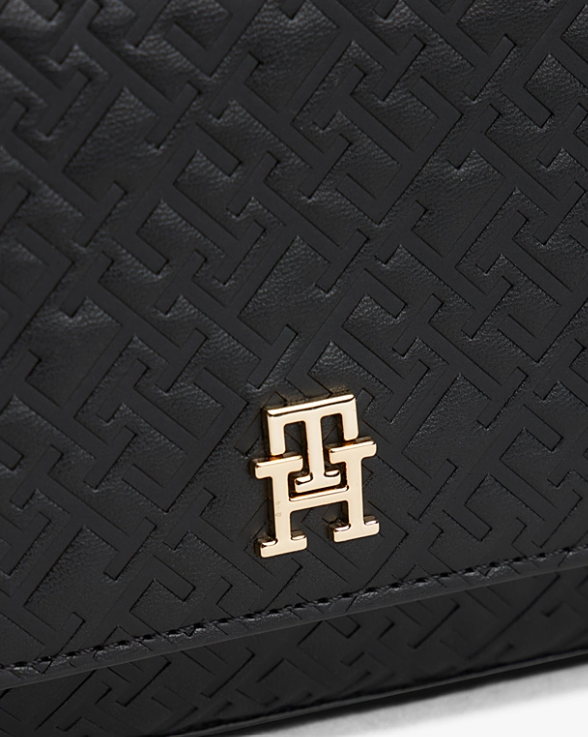 Hilfiger Icon Embossed Logo Crossbody Bag