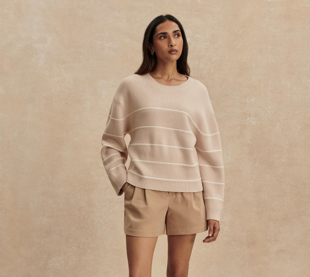 Meryl Stripe Knit Sweater