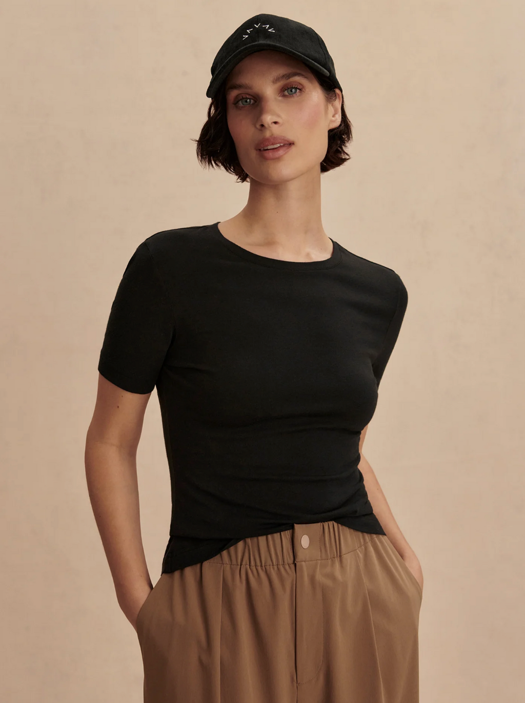 The Black Regina Fitted Tee