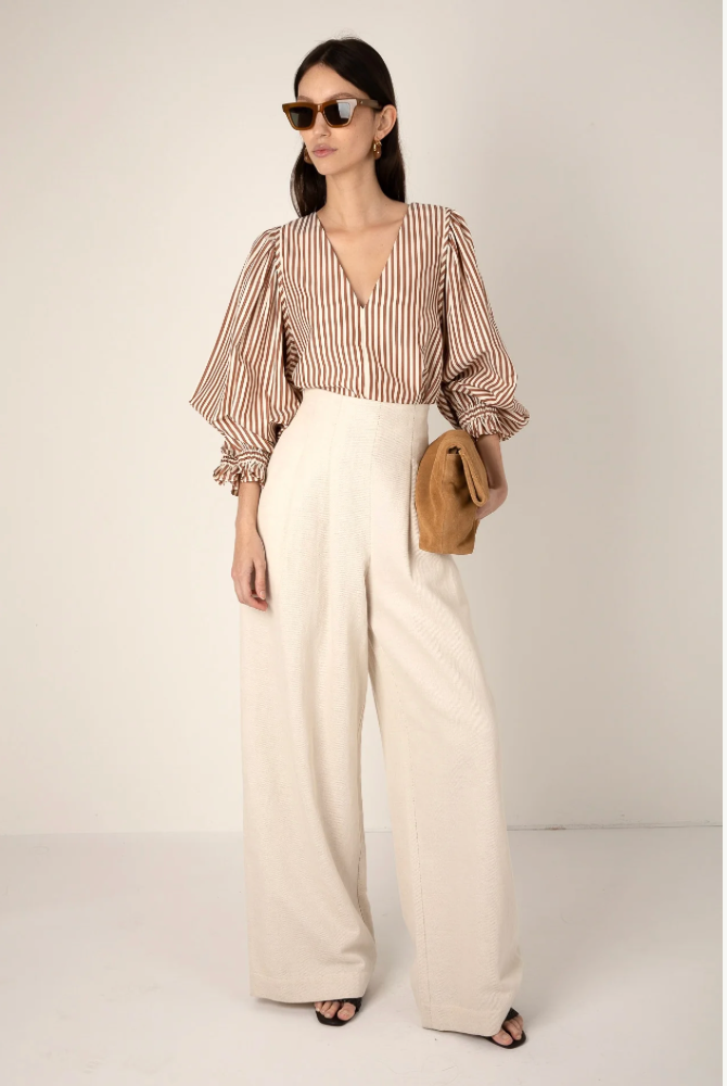 Nellie High Waisted Palazzo Trousers