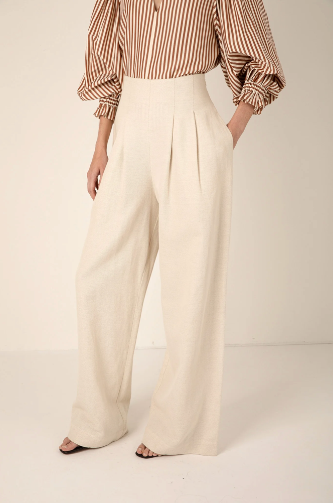 Nellie High Waisted Palazzo Trousers