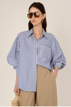 The Ember Blue Stripe Shirt