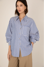The Ember Blue Stripe Shirt