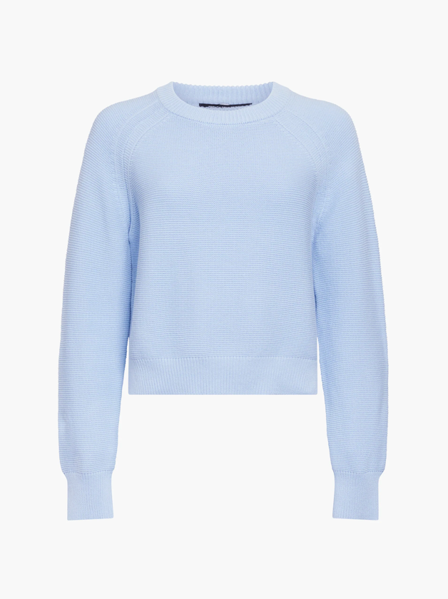 The Lily Crew Neck Arctic Blue Knit