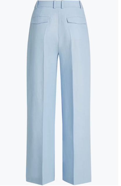 The Linen Mixed Relaxed Straight Trouser