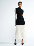 Zion Pleated Skirt Dress